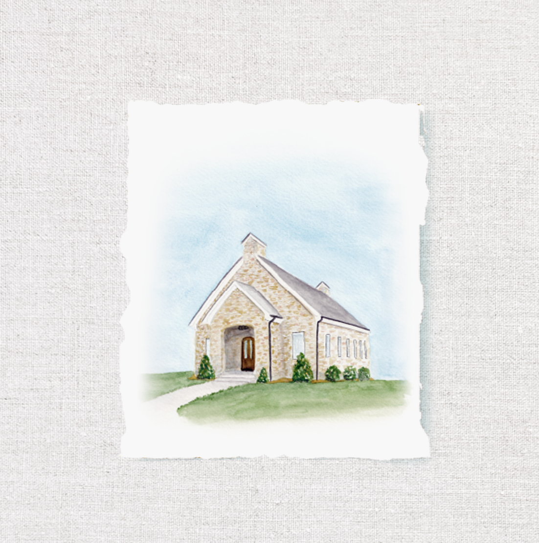 The Venue at Birchwood Chapel - Spring Hill, Tennessee ivory isle designs wedding watercolor